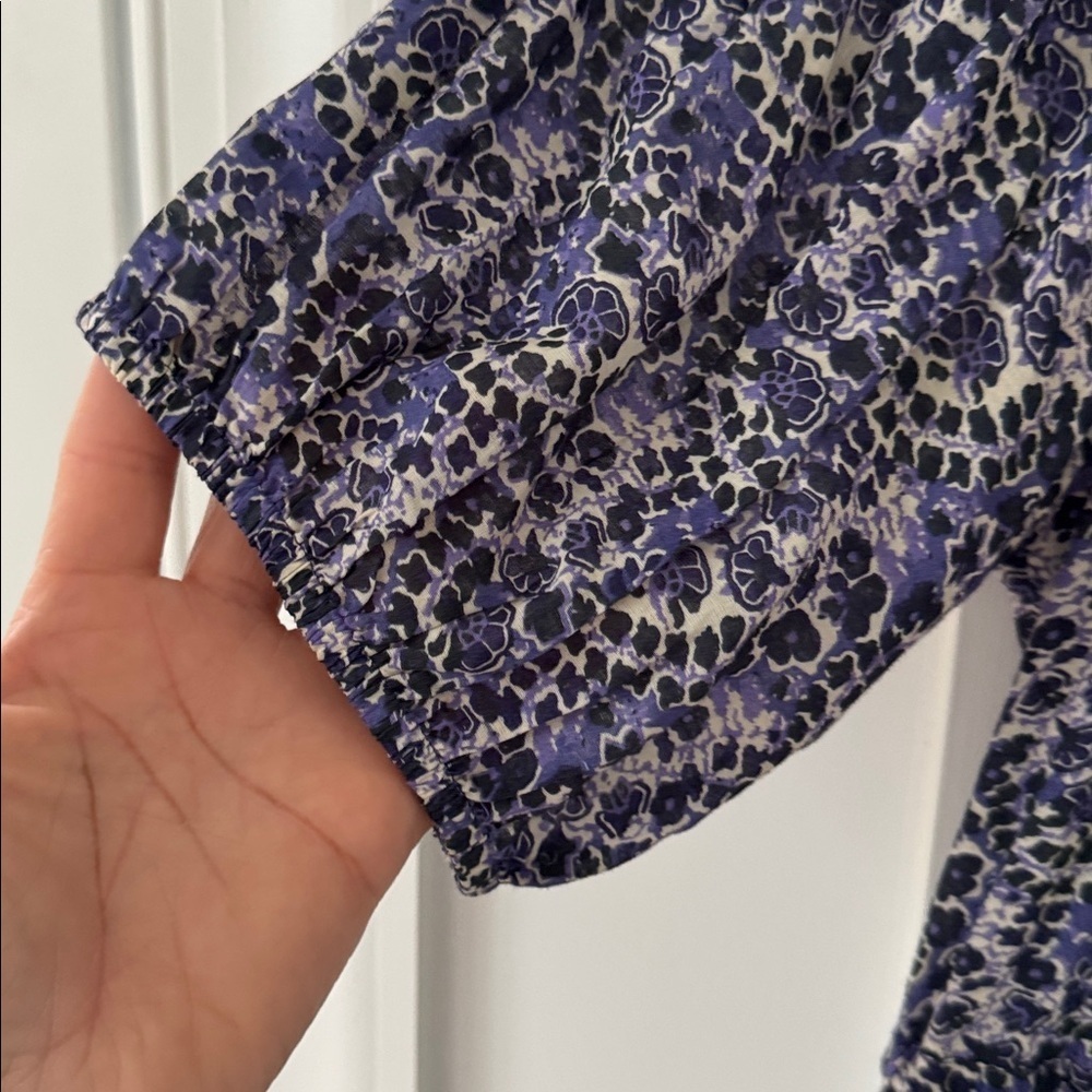ba&sh Iris Printed Mini Dress Size 2 - Picture 5 of 12